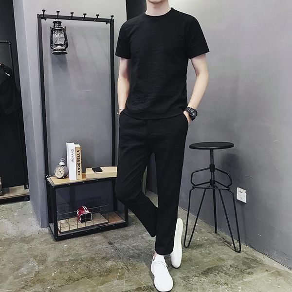 men's tracksuits suit spring leisure sports fashion round neck short sleeve breathable outdoor, Gray
men's tracksuits suit spring leisure sports fashion round neck short sleeve breathable outdoor, Gray
