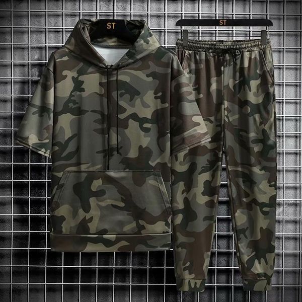 spring summer camouflage suit mens tracksuit sports fitness short sleeve hoodies trousers male 2 pieces set casual outdoor, Gray
spring summer camouflage suit mens tracksuit sports fitness short sleeve hoodies trousers male 2 pieces set casual outdoor, Gray