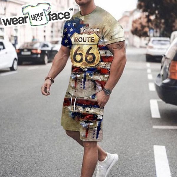 men's tracksuits route 66 panting queen 3d all over printed t shirts shorts sets casual sports beach streetwear vocation men clothing, Gray
men's tracksuits route 66 panting queen 3d all over printed t shirts shorts sets casual sports beach streetwear vocation men clothing, Gray