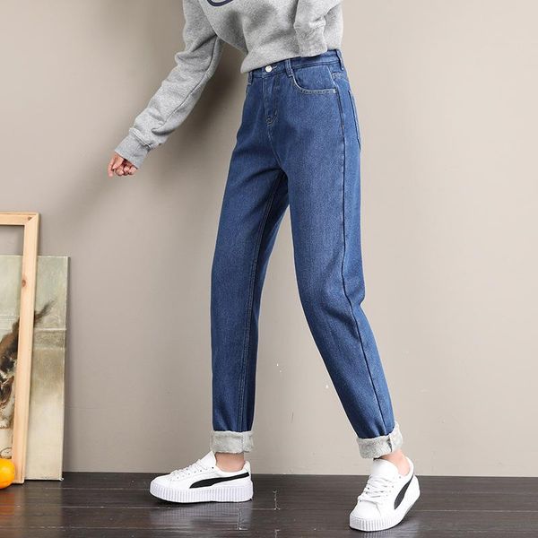 fleece jeans woman high waist harem pants street style velvet black blue beige plus size autumn winter 2021 thicken bottoms women's
fleece jeans woman high waist harem pants street style velvet black blue beige plus size autumn winter 2021 thicken bottoms women's