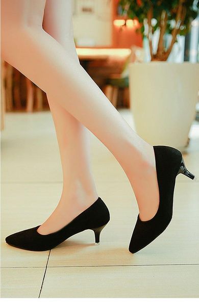 dress shoes plus size 34-43 woman simple office fashion pointed toe pump group shallow high heel pu women's party, Black
dress shoes plus size 34-43 woman simple office fashion pointed toe pump group shallow high heel pu women's party, Black