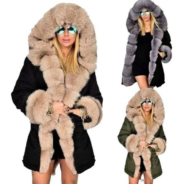 women's trench coats colorblock drawstring waist hooded coat women winter warm large fur collar cotton fashion bodywarmer cardigan femm, Tan;black
women's trench coats colorblock drawstring waist hooded coat women winter warm large fur collar cotton fashion bodywarmer cardigan femm, Tan;black