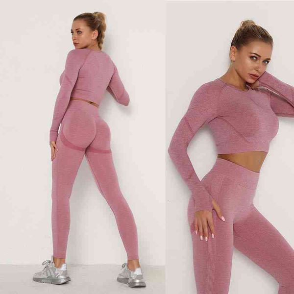 women's tracksuits vital women sport suit yoga set gym workout clothes long sleeve fitness crop high waist seamless leggings sports sui, Gray
women's tracksuits vital women sport suit yoga set gym workout clothes long sleeve fitness crop high waist seamless leggings sports sui, Gray