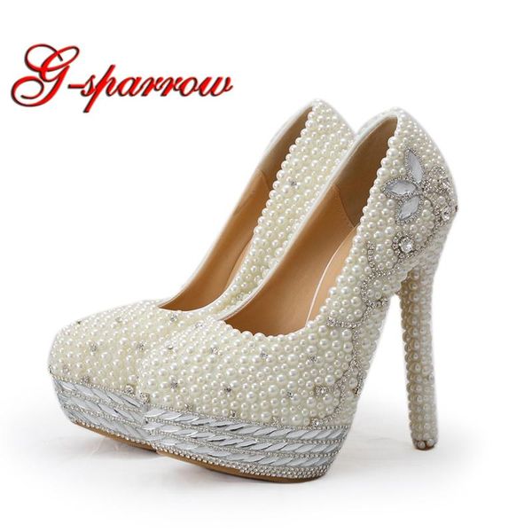 ivory pearl wedding dress shoes luxurious rhinestone bride round toe 18 years old ceremony pumps, Black
ivory pearl wedding dress shoes luxurious rhinestone bride round toe 18 years old ceremony pumps, Black