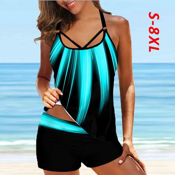 large size 8xl swimwear women plus strip print tankini swimsuit beachwear padded two-piece suits
large size 8xl swimwear women plus strip print tankini swimsuit beachwear padded two-piece suits