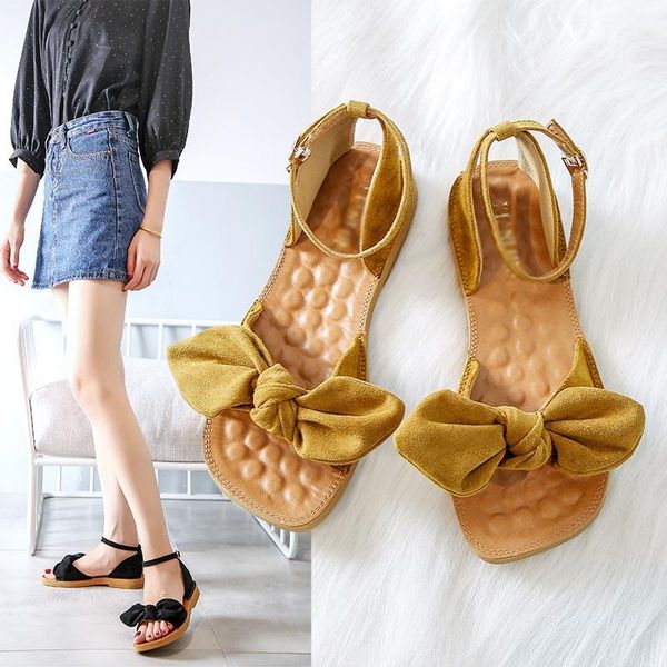 sandals summer woman elastic buckle flat sandalias 2021 bow-knot gladiator beach ladies square heads plus size footwear, Black
sandals summer woman elastic buckle flat sandalias 2021 bow-knot gladiator beach ladies square heads plus size footwear, Black