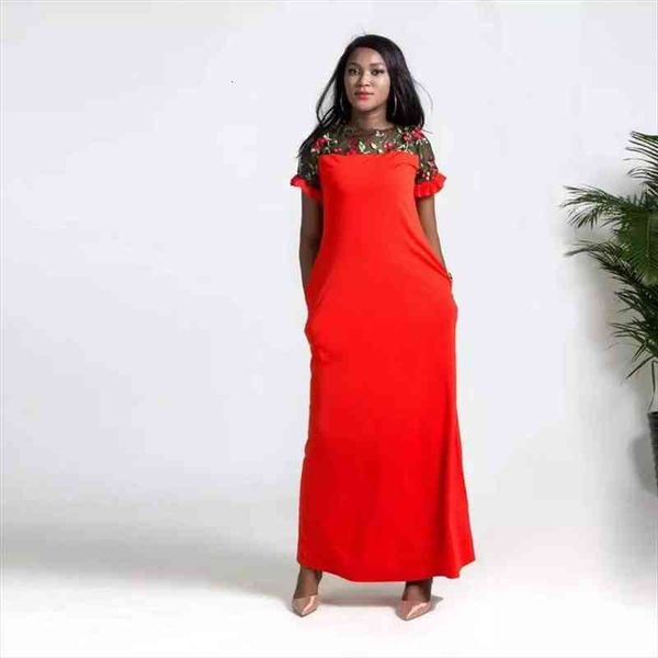 summer maxi o neck flower women dresses embroidery short sleeve beach party night club lady long female vestidos, Black;gray
summer maxi o neck flower women dresses embroidery short sleeve beach party night club lady long female vestidos, Black;gray