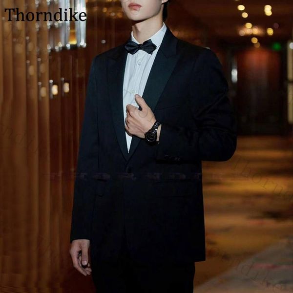 men's suits & blazers thorndike black men suit formal business 2021 peaked lapel hancome groom tuxedos custom made wedding dress for, White;black
men's suits & blazers thorndike black men suit formal business 2021 peaked lapel hancome groom tuxedos custom made wedding dress for, White;black