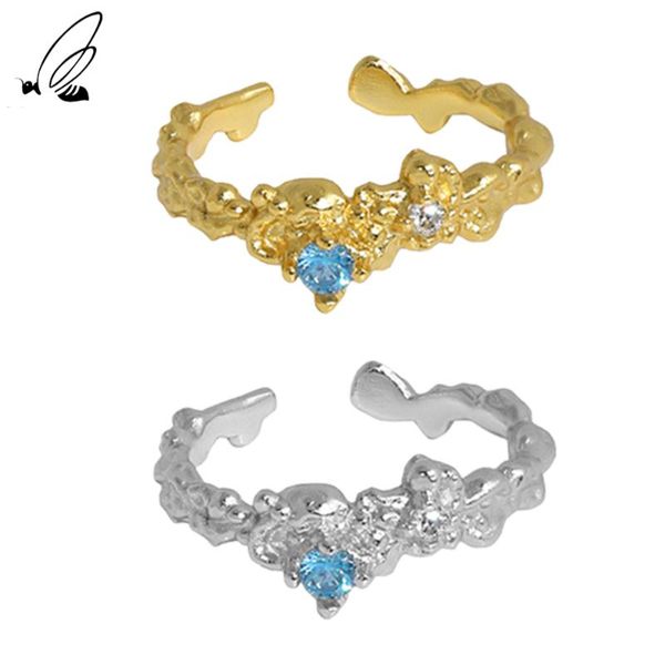 cluster rings s'steel sterling silver 925 niche irregular design zircon texture opening ring for women wedding resizable 2021 jewelry, Golden;silver
cluster rings s'steel sterling silver 925 niche irregular design zircon texture opening ring for women wedding resizable 2021 jewelry, Golden;silver