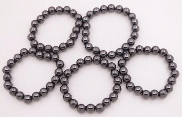 beaded, strands 5pcs 10mm black hematite magnet therapy massage healing stretch bracelet 7"
beaded, strands 5pcs 10mm black hematite magnet therapy massage healing stretch bracelet 7"