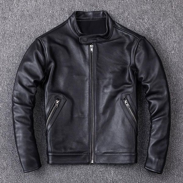 men's leather & faux real 100% cowhide genuine cow motorcycle biker jackets mens slim black short jacket coats luxury
men's leather & faux real 100% cowhide genuine cow motorcycle biker jackets mens slim black short jacket coats luxury