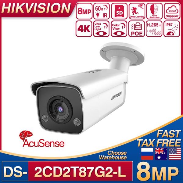 cameras hikvision acusense ds-2cd2t86g2-l ip camera 4k colorvu 8mp h.265+ sd slot poe face capture smart home ir 60m cctv
cameras hikvision acusense ds-2cd2t86g2-l ip camera 4k colorvu 8mp h.265+ sd slot poe face capture smart home ir 60m cctv