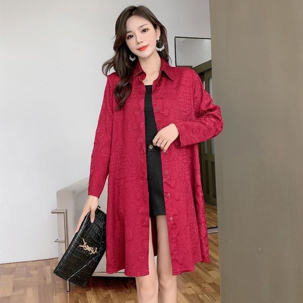 women's autumn and winter lapel casual single breasted loose blouse long sleeve jacket jackets, Black;brown
women's autumn and winter lapel casual single breasted loose blouse long sleeve jacket jackets, Black;brown