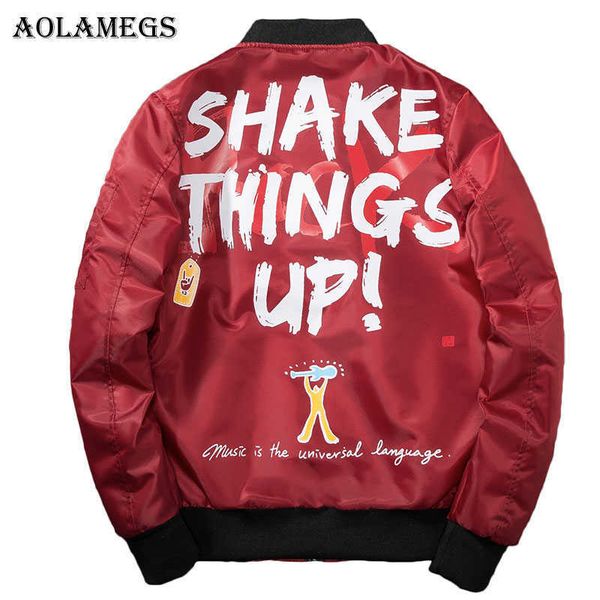 aolamegs bomber jacket men graffiti print thin ma-1 men's jacket hip hop fashion outwear autumn men coat bomb baseball jackets sh190910, Black;brown
aolamegs bomber jacket men graffiti print thin ma-1 men's jacket hip hop fashion outwear autumn men coat bomb baseball jackets sh190910, Black;brown
