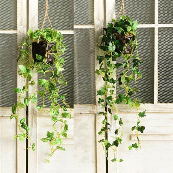 decorative flowers & wreaths 1pc simulation vine green vines decoration wall decor hanging ornament artificial fake plants home
decorative flowers & wreaths 1pc simulation vine green vines decoration wall decor hanging ornament artificial fake plants home