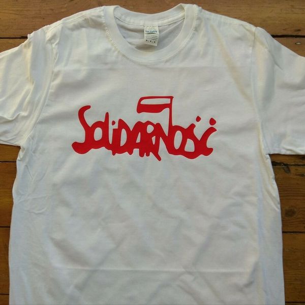 solidarnosc t-shirt - poland, protest, solidarity, polish, 1980, various colours, White;black
solidarnosc t-shirt - poland, protest, solidarity, polish, 1980, various colours, White;black