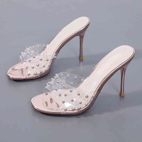 slippers women transparent temperament high-heel shoes fashion summer tidal current rivet female sandals 2021 1hyf, Black
slippers women transparent temperament high-heel shoes fashion summer tidal current rivet female sandals 2021 1hyf, Black
