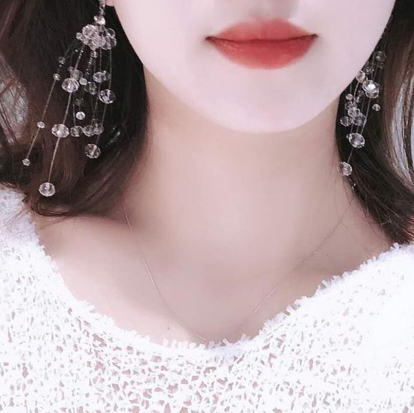 jewelry s925 sterling silver earrings long tassel crystal string babysbraeath earrings for women fashion, Golden
jewelry s925 sterling silver earrings long tassel crystal string babysbraeath earrings for women fashion, Golden
