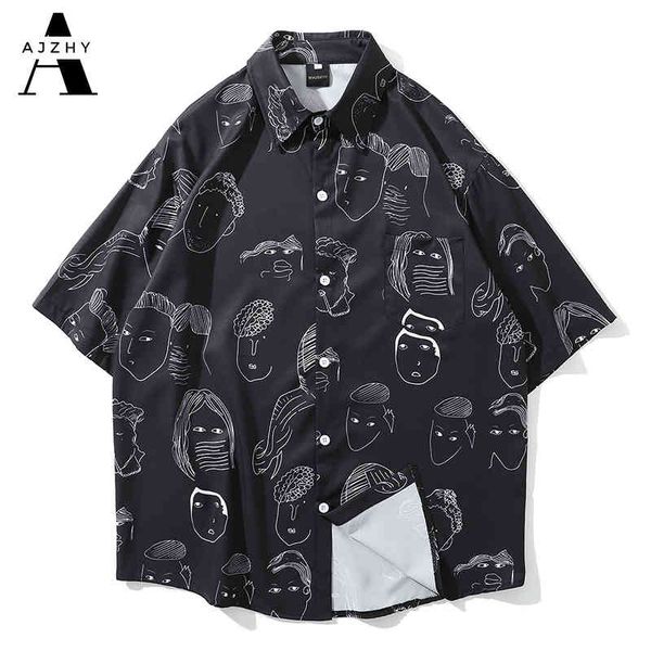 anime print hawaiian shirts men streetwear hip hop harajuku casual tropical beach short sleeve shirt summer fashion male 210410, White;black
anime print hawaiian shirts men streetwear hip hop harajuku casual tropical beach short sleeve shirt summer fashion male 210410, White;black