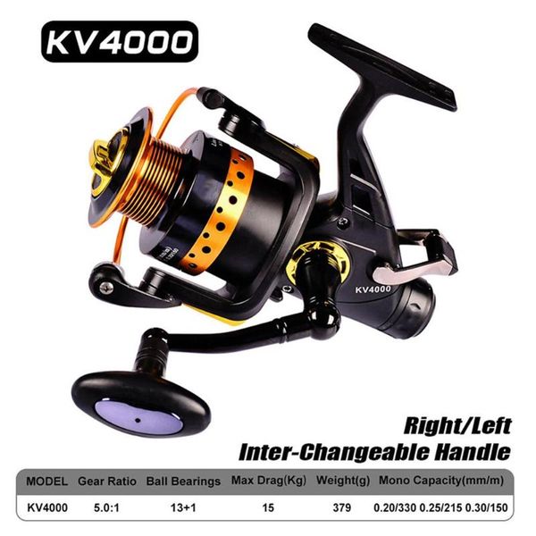 fishing reel kv3000-8000 metal spool spinning 13 + 1bb brake surf carp gear pesca baitcasting reels
fishing reel kv3000-8000 metal spool spinning 13 + 1bb brake surf carp gear pesca baitcasting reels