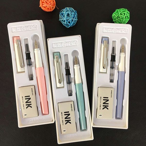 hero 396b small fresh pen for beginners can hang double student ef nib color matching ink
hero 396b small fresh pen for beginners can hang double student ef nib color matching ink