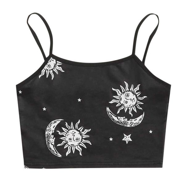 women black camis o-neck sun moon print crop sleeveless y2k gothic short tank slim fit clubwear mujer chaleco a40 y0622, White
women black camis o-neck sun moon print crop sleeveless y2k gothic short tank slim fit clubwear mujer chaleco a40 y0622, White