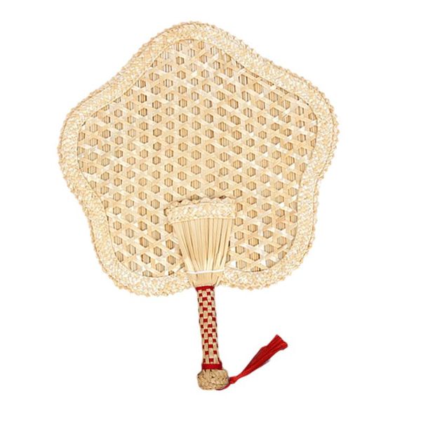 other home decor 1 pc practical straw woven wheat fan portable