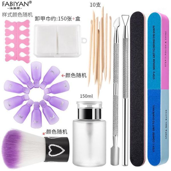 nial gel removing kit nail polish remove clips buffers brush cuticle scissors file pusher manicure tool set art kits1
nial gel removing kit nail polish remove clips buffers brush cuticle scissors file pusher manicure tool set art kits1