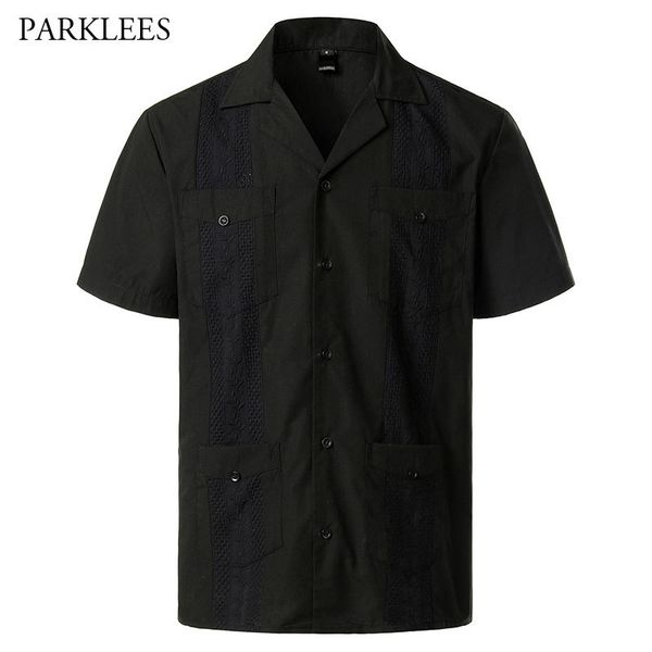 cuban camp guayabera mens shirt ethnic embroidery floral shirts for men casual lapel button beach holiday summer men clothing 210524, White;black
cuban camp guayabera mens shirt ethnic embroidery floral shirts for men casual lapel button beach holiday summer men clothing 210524, White;black