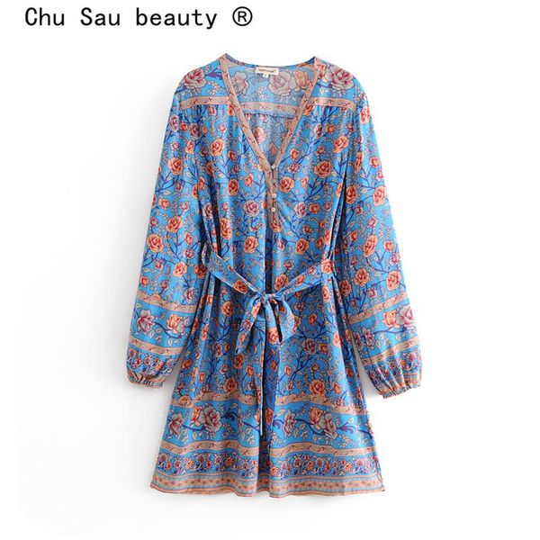 casual dresses chu sau beauty boho rose floral printed dress women beach style single breasted mini lady's sashes holidaywear, Black;gray
casual dresses chu sau beauty boho rose floral printed dress women beach style single breasted mini lady's sashes holidaywear, Black;gray