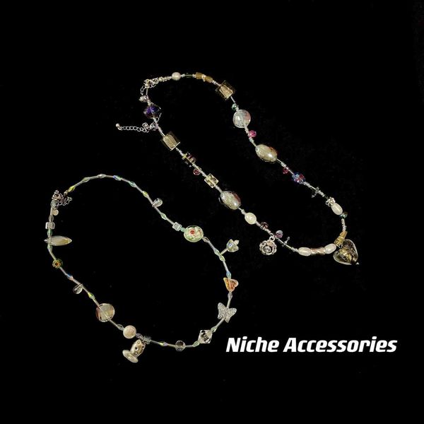 dio/christian pure transparent d home multi-element handmade beaded necklace vnage minority girl style clavicle chain gentle, Red;brown
dio/christian pure transparent d home multi-element handmade beaded necklace vnage minority girl style clavicle chain gentle, Red;brown