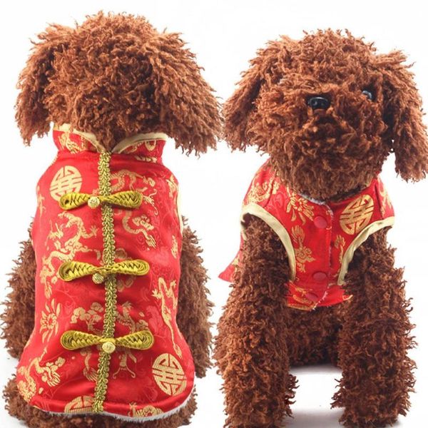 dog apparel pet puppy winter chinese style embroidery clothes 2021 year costume coat thick jumpsuit dress up supplies
dog apparel pet puppy winter chinese style embroidery clothes 2021 year costume coat thick jumpsuit dress up supplies