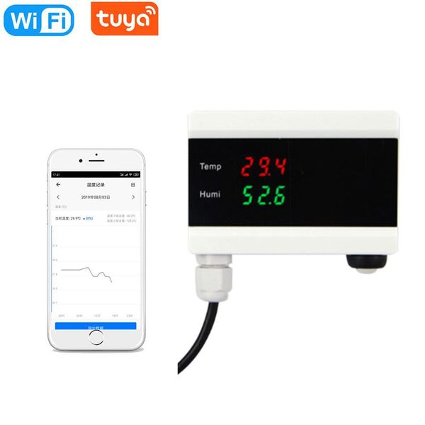 smart home control tuya wifi thermostat temperature and humidity sensor with digital display built-in alarm buzzer pm detector app show
smart home control tuya wifi thermostat temperature and humidity sensor with digital display built-in alarm buzzer pm detector app show