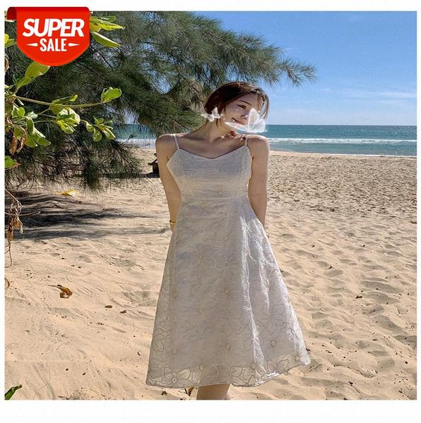 super fairy white suspender long dress first love sweet date small skirt #na3e, Black;gray
super fairy white suspender long dress first love sweet date small skirt #na3e, Black;gray