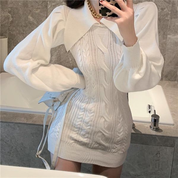 casual dresses knitted dress women's lantern sleeve twist 2021 autumn slim long hip wrap, Black;gray
casual dresses knitted dress women's lantern sleeve twist 2021 autumn slim long hip wrap, Black;gray