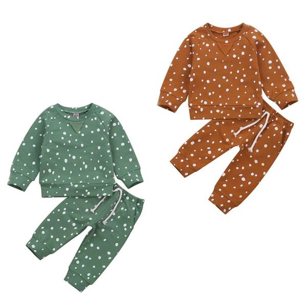 clothing sets 2021 spring 0-24m born baby girls boys homewear pajama polka dot print long sleeve pullover pants 0-24months set, White
clothing sets 2021 spring 0-24m born baby girls boys homewear pajama polka dot print long sleeve pullover pants 0-24months set, White