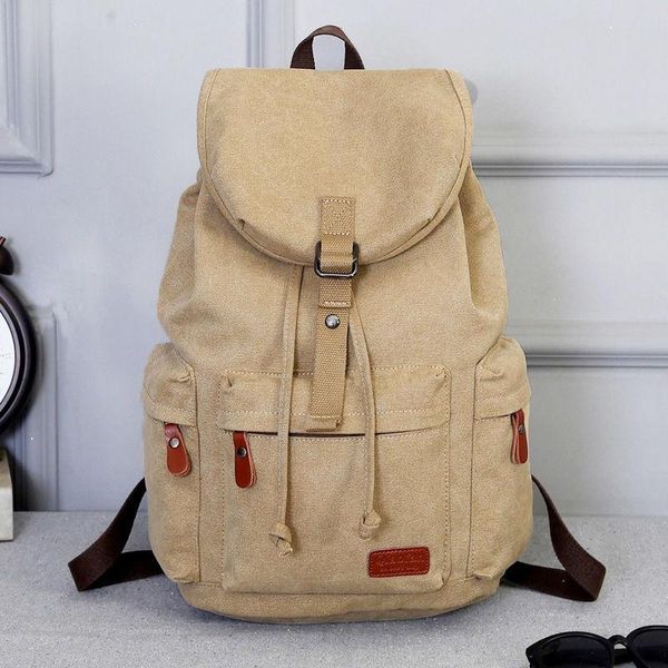men's backpack canvas durable schoolbag student teenager large lapcomputer bag travel outdoor camping purse stylish
men's backpack canvas durable schoolbag student teenager large lapcomputer bag travel outdoor camping purse stylish