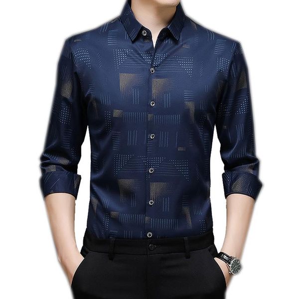 men's casual shirts men brand shirt print vintage 95% polyester 5% spandex summer spring long sleeve turndown collar a08231621, White;black
men's casual shirts men brand shirt print vintage 95% polyester 5% spandex summer spring long sleeve turndown collar a08231621, White;black