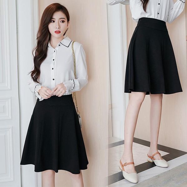 autumn and winter umbrella skirt women's high waist medium length large swing dance four seasons skirts, Black
autumn and winter umbrella skirt women's high waist medium length large swing dance four seasons skirts, Black