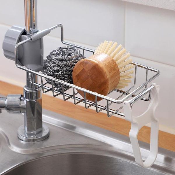 stainless steel faucet rack kitchen storage shelf sponge dish cloth finishing drain pool rag dry & organization
stainless steel faucet rack kitchen storage shelf sponge dish cloth finishing drain pool rag dry & organization