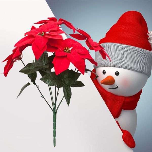 decorative flowers & wreaths 1pc simulation poinsettia artificial floral christmas tree decorations xmas home door decor
decorative flowers & wreaths 1pc simulation poinsettia artificial floral christmas tree decorations xmas home door decor