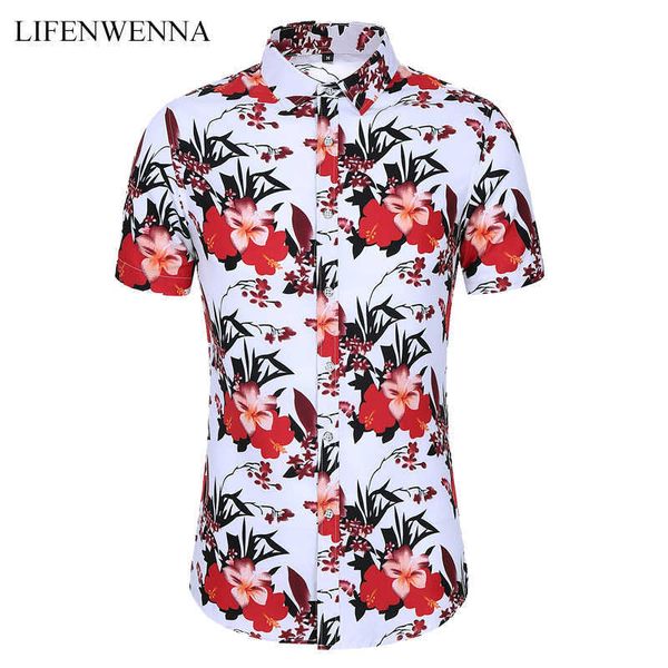 plus size -7xl summer men's flower shirt fashion printing short sleeve shirts men casual beach hawaiian shirt male 210528, White;black
plus size -7xl summer men's flower shirt fashion printing short sleeve shirts men casual beach hawaiian shirt male 210528, White;black