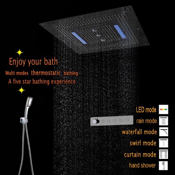 large flow thermostatic concealed push button shower mixer led ceiling head panel luxury bath rain waterfall bathroom sets
large flow thermostatic concealed push button shower mixer led ceiling head panel luxury bath rain waterfall bathroom sets