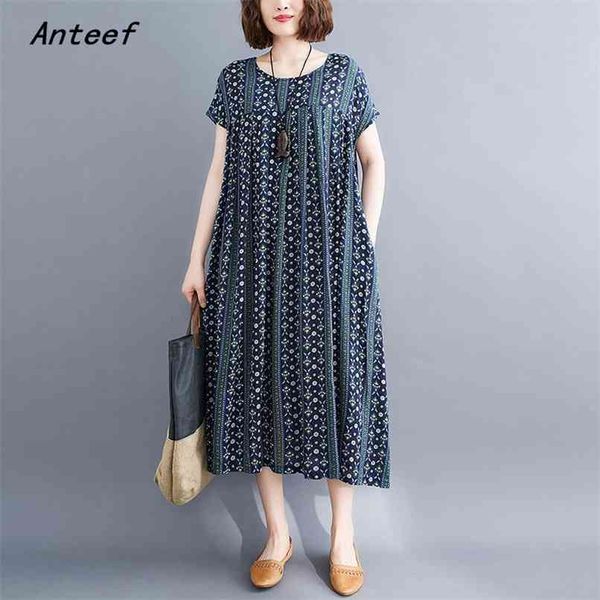 cotton plus size vintage floral women casual loose long summer dress elegant clothes ladies dresses sundress 210517, Black;gray
cotton plus size vintage floral women casual loose long summer dress elegant clothes ladies dresses sundress 210517, Black;gray