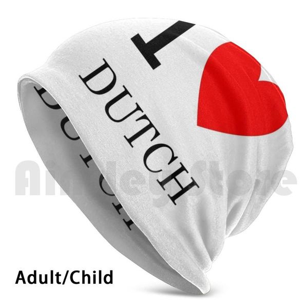 beanies i love dutch knit hat hip hop german