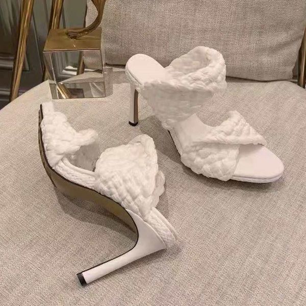 slippers cross-tied brand women thin high heel stiletto real leather sole sandals slip on trendy slides for 2021, Black
slippers cross-tied brand women thin high heel stiletto real leather sole sandals slip on trendy slides for 2021, Black