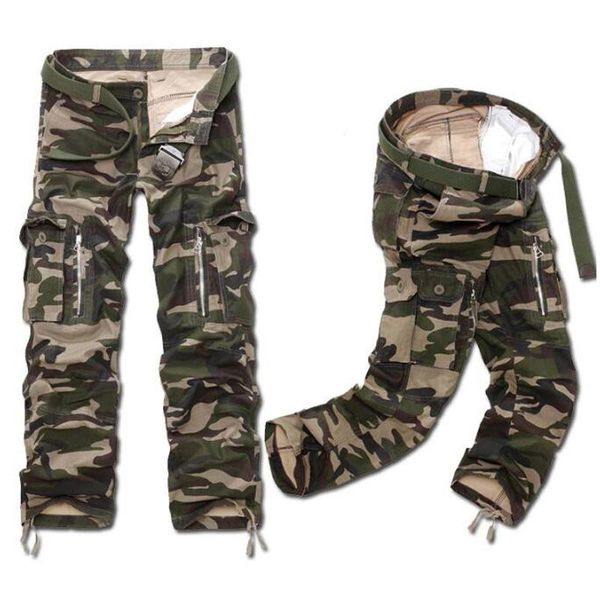 men's pants cotton cargo leisure trousers more pocket size 28-40 man military camouflage, Black
men's pants cotton cargo leisure trousers more pocket size 28-40 man military camouflage, Black