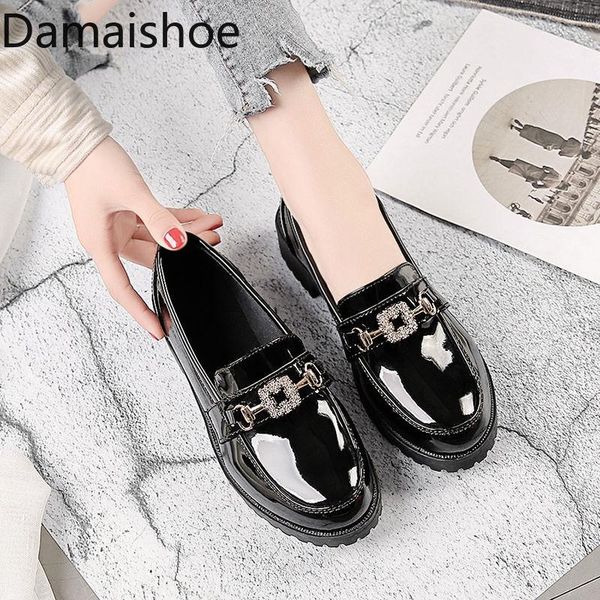 dress shoes british style leather women's 2021 spring all-matching work college casuals lazybones' women, Black
dress shoes british style leather women's 2021 spring all-matching work college casuals lazybones' women, Black