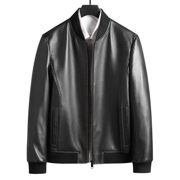 colors 2021 contrast black casual sheepskin leather jackets men spring autumn natural clothing men's & faux
colors 2021 contrast black casual sheepskin leather jackets men spring autumn natural clothing men's & faux