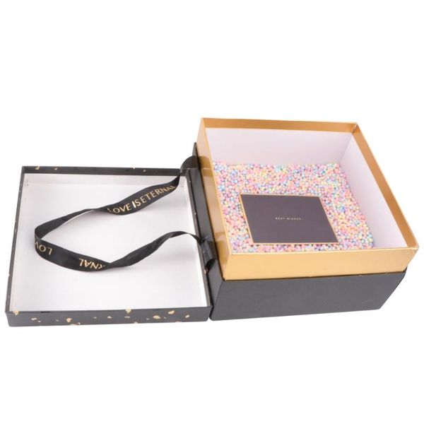 gift wrap 1 set of wrapping box exquisite packing case gifts paper container (black)
gift wrap 1 set of wrapping box exquisite packing case gifts paper container (black)